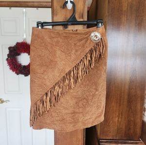Vtg. Western Skirt